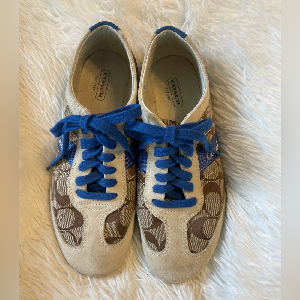 Coach tennis shoes.